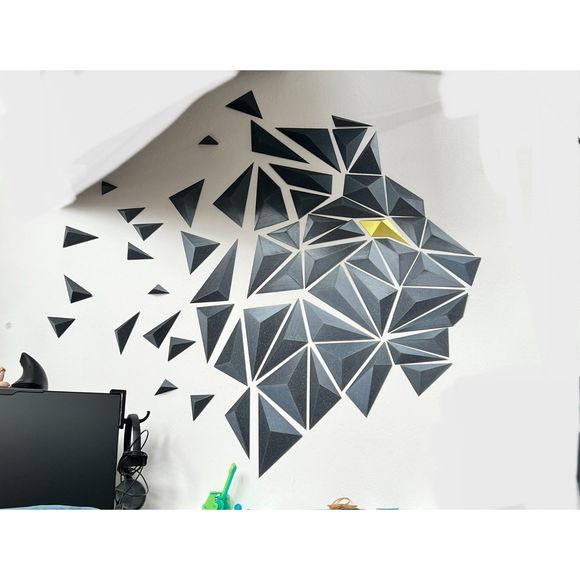 DGEmily Lion Wall Art V1 | Large-Scale Wall Decor | Custom Sizes!! - Picture 6 of 7